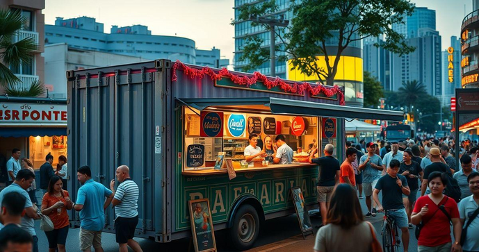 Como Montar um Container Food Truck e Lucrar com Gastronomia Móvel
