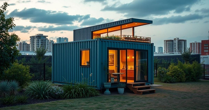 Container habitável: estrutura modular para residências ou escritórios Container habitável: estrutura modular para residências ou escritórios